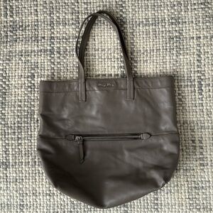 Miu Miu Grey-Taupe Tote